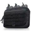 Tactical Utility Tool Pouch with Mag, Zipper Strip Insert Modular EDC Medical Bag Organizer Attachment Patch Included
