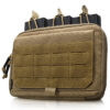 Tactical Utility Tool Pouch with Mag, Zipper Strip Insert Modular EDC Medical Bag Organizer Attachment Patch Included
