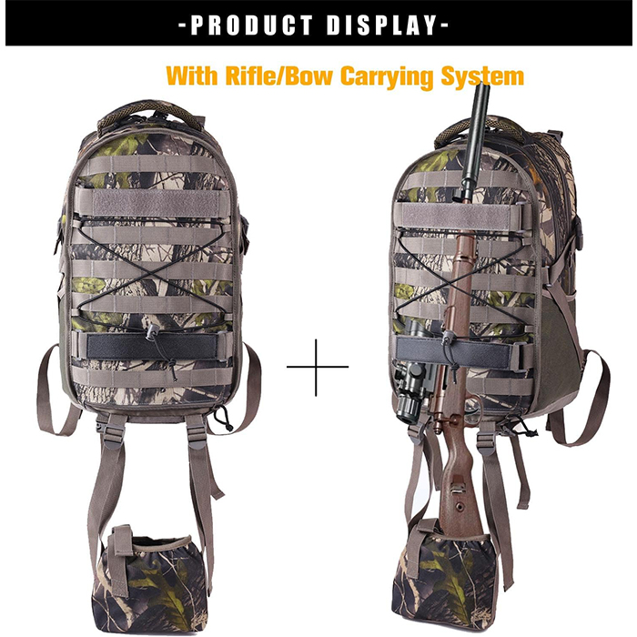Hunting Backpack with Rifle Holder for Camping