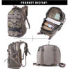 Hunting Backpack with Rifle Holder for Camping