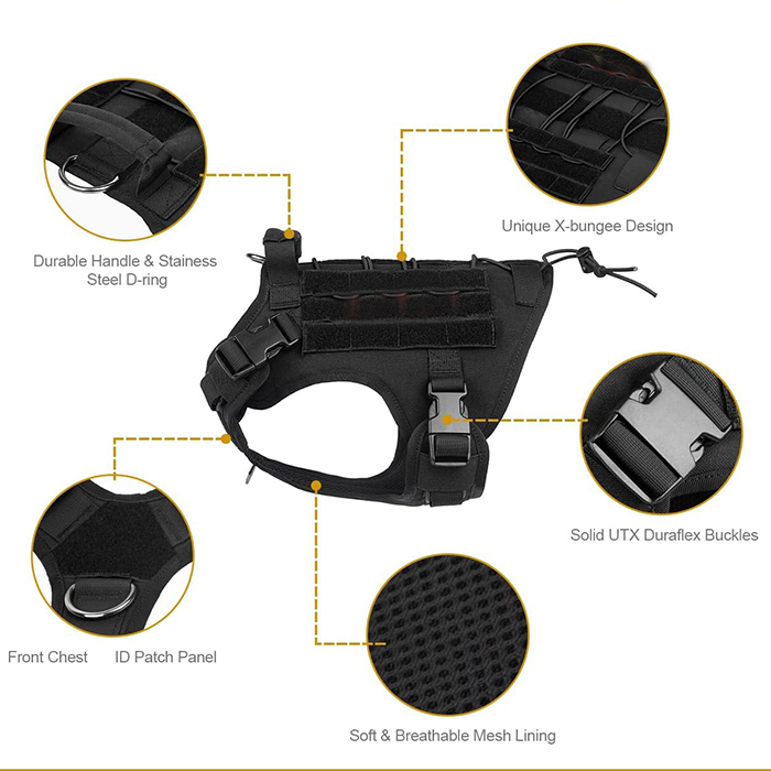 Tactical Dog Harness