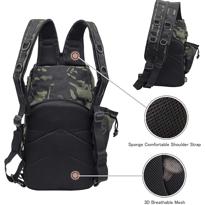 Fishing Gear Shoulder Backpack