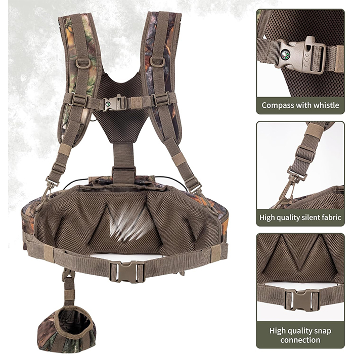 Hunting Fanny Waist Pack with Harness Pouch