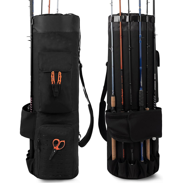 Large Storage Fishing Bag Holds Rods & Reels