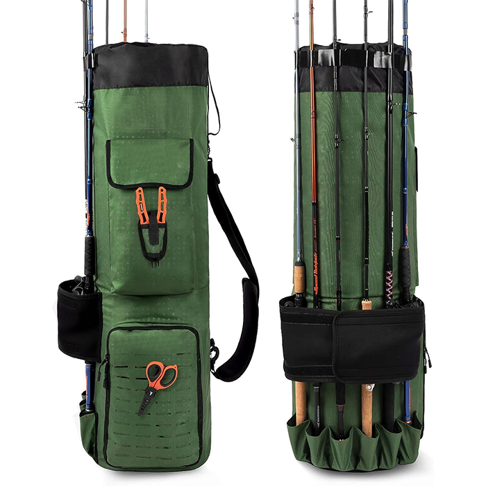 Large Storage Fishing Bag Holds Rods & Reels